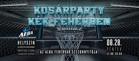 Szezonnyitó kosárpartyra várja a közönséget az Alba Fehérvár